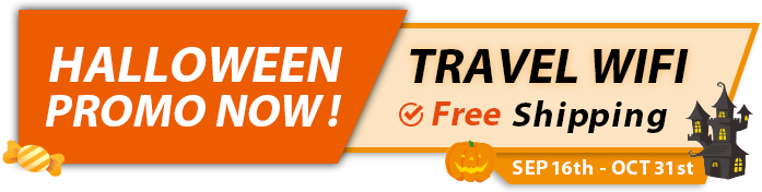 HALLOWEEN promo now! Currently offered with Free Shipping if you are travelling between Sep 16th to Oct 31st