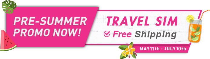 PRESUMMER promo now! Currently offered if you are travelling between May 11th to Jul 10th